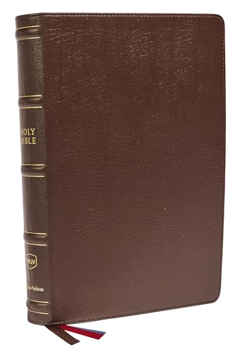 NKJV, Large Print Verse-by-Verse Reference Bible, Maclaren Series, Genuine Leather, Brown, Comfort Print: Holy Bible, New King James Version NKJV, Large Print Verse-by-Verse Reference Bible, Maclaren Series, Genuine Leather, Brown, Comfort Print: Holy Bible, New King James Version