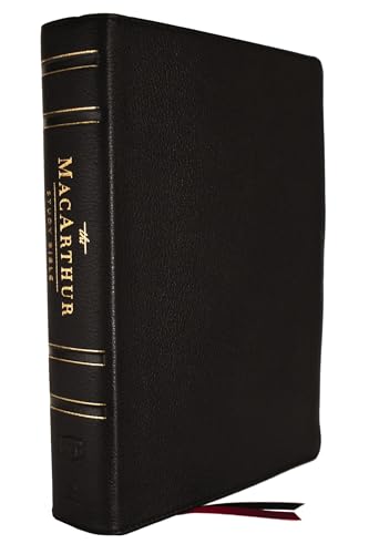 NKJV, MacArthur Study Bible, 2nd Edition, Genuine Leather, Black, Comfort Print: Unleashing God's Truth One Verse at a Time NKJV, MacArthur Study Bible, 2nd Edition, Genuine Leather, Black, Comfort Print: Unleashing God's Truth One Verse at a Time von HarperCollins Christian Pub.