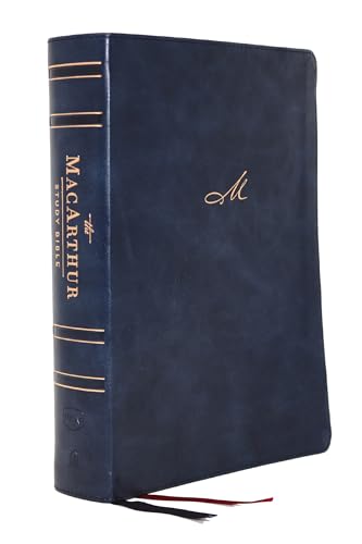 NKJV, MacArthur Study Bible, 2nd Edition, Leathersoft, Blue, Thumb Indexed, Comfort Print: Unleashing God's Truth One Verse at a Time NKJV, MacArthur Study Bible, 2nd Edition, Leathersoft, Blue, Thumb Indexed, Comfort Print: Unleashing God's Truth One Verse at a Time