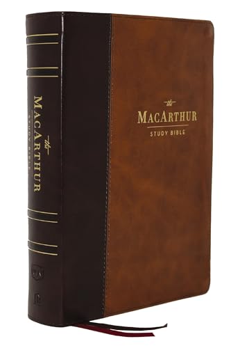 NKJV, MacArthur Study Bible, 2nd Edition, Leathersoft, Brown, Comfort Print: Unleashing God's Truth One Verse at a Time