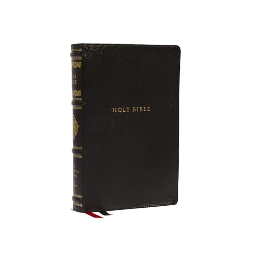 NKJV, Personal Size Reference Bible, Sovereign Collection, Genuine Leather, Black, Red Letter, Comfort Print: Holy Bible, New King James Version von Thomas Nelson