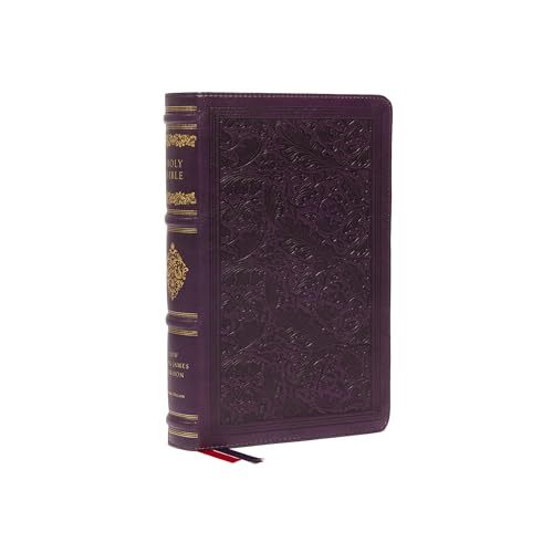 NKJV, Personal Size Reference Bible, Sovereign Collection, Leathersoft, Purple, Red Letter, Comfort Print: Holy Bible, New King James Version NKJV, Personal Size Reference Bible, Sovereign Collection, Leathersoft, Purple, Red Letter, Comfort Print: Holy Bible, New King James Version