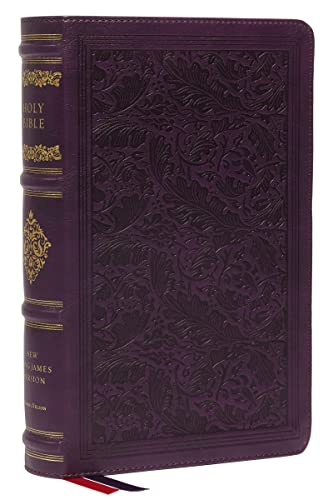 NKJV, Personal Size Reference Bible, Sovereign Collection, Leathersoft, Purple, Red Letter, Thumb Indexed, Comfort Print: Holy Bible, New King James Version
