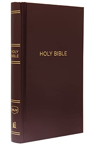 NKJV, Pew Bible, Hardcover, Burgundy, Red Letter, Comfort Print: Holy Bible, New King James Version von Thomas Nelson