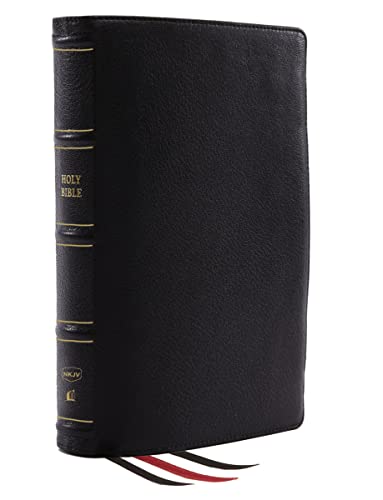 NKJV, Reference Bible, Classic Verse-by-Verse, Center-Column, Genuine Leather, Black, Red Letter, Comfort Print: Holy Bible, New King James Version NKJV, Reference Bible, Classic Verse-by-Verse, Center-Column, Genuine Leather, Black, Red Letter, Comfort Print: Holy Bible, New King James Version