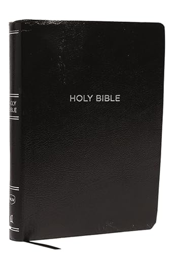 NKJV Holy Bible, Super Giant Print Reference Bible, Black Leather-look, 43,000 Cross references, Red Letter, Comfort Print: New King James Version