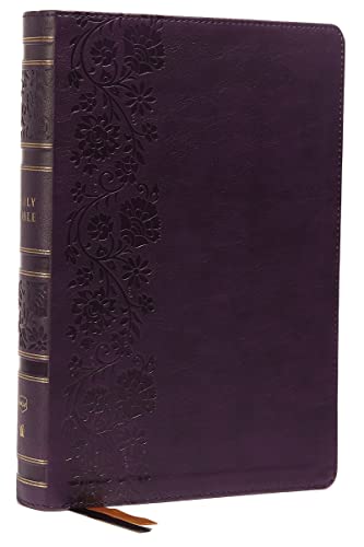NKJV, Single-Column Wide-Margin Reference Bible, Leathersoft, Purple, Red Letter, Comfort Print: Holy Bible, New King James Version von Thomas Nelson