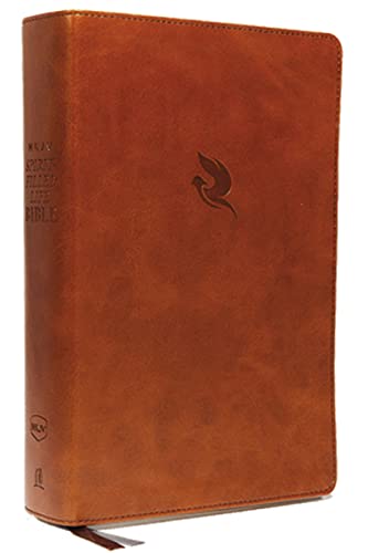 NKJV, Spirit-Filled Life Bible, Third Edition, Leathersoft, Brown, Thumb Indexed, Red Letter, Comfort Print: Kingdom Equipping Through the Power of the Word