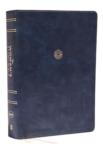 NKJV, The Woman's Study Bible, Leathersoft, Blue, Red Letter, Full-Color Edition, Thumb Indexed: Receiving God's Truth for Balance, Hope, and Transformation NKJV, The Woman's Study Bible, Leathersoft, Blue, Red Letter, Full-Color Edition, Thumb Indexed: Receiving God's Truth for Balance, Hope, and Transformation