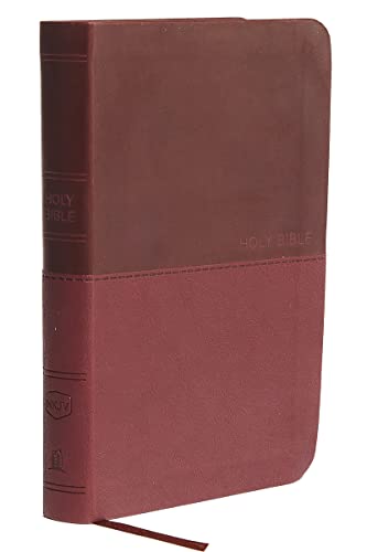 NKJV, Thinline Bible, Compact, Leathersoft, Burgundy, Red Letter, Comfort Print: Holy Bible, New King James Version NKJV, Thinline Bible, Compact, Leathersoft, Burgundy, Red Letter, Comfort Print: Holy Bible, New King James Version