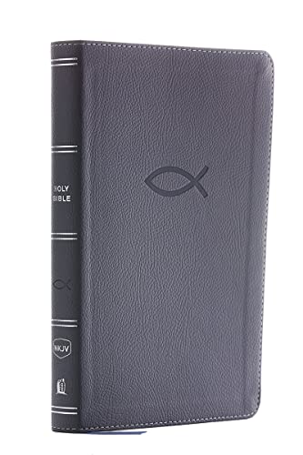 NKJV, Thinline Bible Youth Edition, Leathersoft, Gray, Red Letter, Comfort Print: Holy Bible, New King James Version NKJV, Thinline Bible Youth Edition, Leathersoft, Gray, Red Letter, Comfort Print: Holy Bible, New King James Version