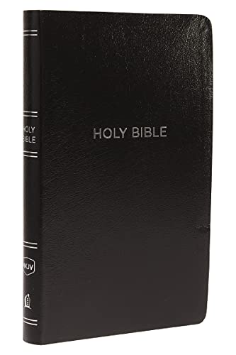 NKJV, Thinline Reference Bible, Leather-Look, Black, Red Letter, Comfort Print: Holy Bible, New King James Version NKJV, Thinline Reference Bible, Leather-Look, Black, Red Letter, Comfort Print: Holy Bible, New King James Version
