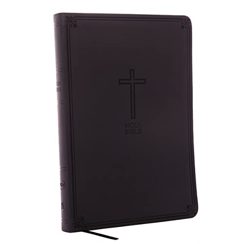 NKJV, Value Thinline Bible, Large Print, Charcoal Leathersoft, Red Letter, Comfort Print: Holy Bible, New King James Version NKJV, Value Thinline Bible, Large Print, Charcoal Leathersoft, Red Letter, Comfort Print: Holy Bible, New King James Version