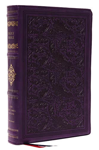 NKJV, Wide-Margin Reference Bible, Sovereign Collection, Leathersoft, Purple, Red Letter, Comfort Print: Holy Bible, New King James Version NKJV, Wide-Margin Reference Bible, Sovereign Collection, Leathersoft, Purple, Red Letter, Comfort Print: Holy Bible, New King James Version