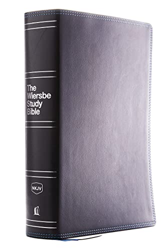 NKJV, Wiersbe Study Bible, Leathersoft, Black, Red Letter, Comfort Print: Be Transformed by the Power of God’s Word NKJV, Wiersbe Study Bible, Leathersoft, Black, Red Letter, Comfort Print: Be Transformed by the Power of God’s Word