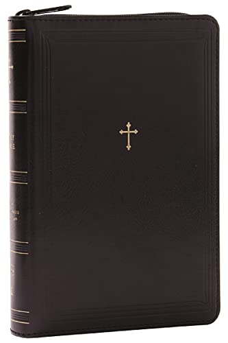 NKJV Compact Paragraph-Style Bible w/ 43,000 Cross References, Black Leathersoft with zipper, Red Letter, Comfort Print: Holy Bible, New King James Version: Holy Bible, New King James Version NKJV Compact Paragraph-Style Bible w/ 43,000 Cross References, Black Leathersoft with zipper, Red Letter, Comfort Print: Holy Bible, New King James Version: Holy Bible, New King James Version