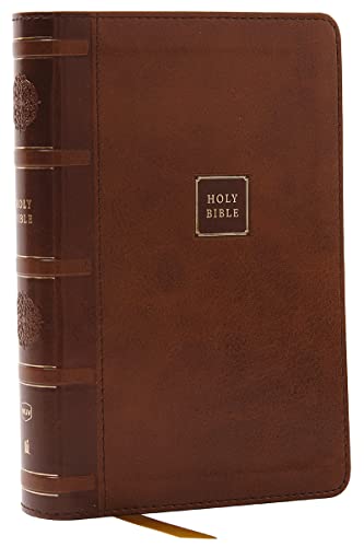 NKJV Compact Paragraph-Style Bible w/ 43,000 Cross References, Brown Leathersoft, Red Letter, Comfort Print: Holy Bible, New King James Version: Holy Bible, New King James Version NKJV Compact Paragraph-Style Bible w/ 43,000 Cross References, Brown Leathersoft, Red Letter, Comfort Print: Holy Bible, New King James Version: Holy Bible, New King James Version
