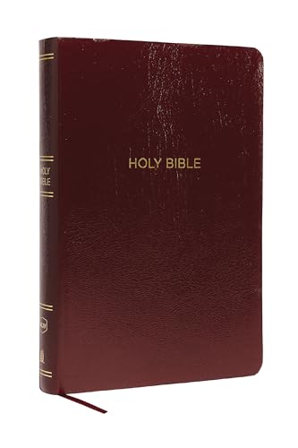 NKJV Holy Bible, Super Giant Print Reference Bible, Burgundy Leather-look, 43,000 Cross references, Red Letter, Comfort Print: New King James Version NKJV Holy Bible, Super Giant Print Reference Bible, Burgundy Leather-look, 43,000 Cross references, Red Letter, Comfort Print: New King James Version