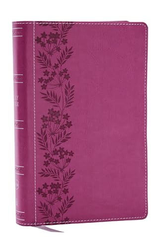 NKJV Personal Size Large Print Bible with 43,000 Cross References, Pink Leathersoft, Red Letter, Comfort Print (Thumb Indexed): New King James ... Red Letter, Thumb Indexed, Comfort Print von Thomas Nelson