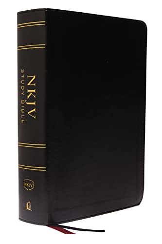 NKJV Study Bible, Leathersoft, Black, Full-Color, Thumb Indexed, Comfort Print: The Complete Resource for Studying God’s Word NKJV Study Bible, Leathersoft, Black, Full-Color, Thumb Indexed, Comfort Print: The Complete Resource for Studying God’s Word