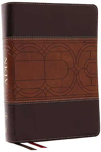 NKJV Study Bible, Leathersoft, Brown, Full-Color, Comfort Print: The Complete Resource for Studying God’s Word von Thomas Nelson