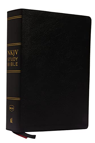 NKJV Study Bible, Premium Bonded Leather, Black, Comfort Print: The Complete Resource for Studying God’s Word NKJV Study Bible, Premium Bonded Leather, Black, Comfort Print: The Complete Resource for Studying God’s Word