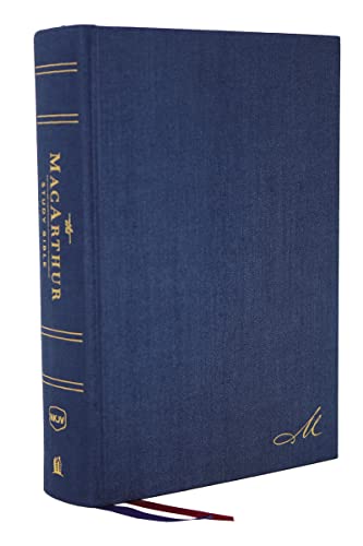 NKJV, MacArthur Study Bible, 2nd Edition, Cloth over Board, Blue, Comfort Print: Unleashing God's Truth One Verse at a Time von HarperCollins