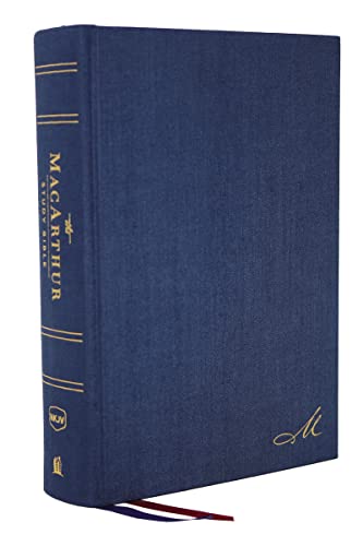 NKJV, MacArthur Study Bible, 2nd Edition, Cloth over Board, Blue, Comfort Print: Unleashing God's Truth One Verse at a Time NKJV, MacArthur Study Bible, 2nd Edition, Cloth over Board, Blue, Comfort Print: Unleashing God's Truth One Verse at a Time