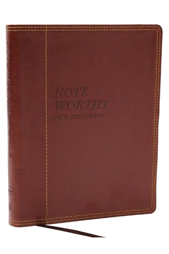 NoteWorthy New Testament: Read and Journal Through the New Testament in a Year (NKJV, Brown Leathersoft, Comfort Print): Nkjv, Noteworthy New ... in a Year, Brown Leathersoft, Comfort Print von Penguin