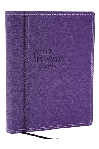NoteWorthy New Testament: Read and Journal Through the New Testament in a Year (NKJV, Purple Leathersoft, Comfort Print): Nkjv, Noteworthy New ... in a Year, Purple Leathersoft, Comfort Print von Penguin