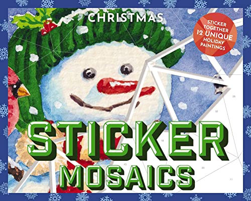 Sticker Mosaics: Christmas: Puzzle Together 12 Unique Holiday Designs Sticker Mosaics: Christmas: Puzzle Together 12 Unique Holiday Designs