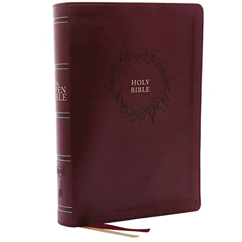 The KJV Open Bible: Complete Reference System, Burgundy Leathersoft, Red Letter, Comfort Print: King James Version The KJV Open Bible: Complete Reference System, Burgundy Leathersoft, Red Letter, Comfort Print: King James Version von Thomas Nelson