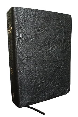 The NASB, MacArthur Study Bible, Large Print, Bonded Leather, Black: Holy Bible, New American Standard Bible