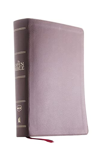The NKJV, Open Bible, Brown Leathersoft, Red Letter, Comfort Print: Complete Reference System The NKJV, Open Bible, Brown Leathersoft, Red Letter, Comfort Print: Complete Reference System