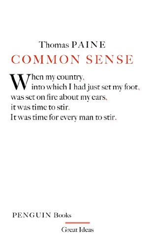 Common Sense: Thomas Paine (Penguin Great Ideas) von Penguin