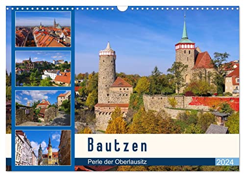 Bautzen - Perle der Oberlausitz (Wandkalender 2024 DIN A3 quer), CALVENDO Monatskalender