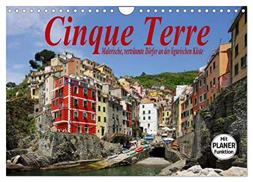 Cinque Terre - Malerische, verträumte Dörfer an der ligurischen Küste (Wandkalender 2024 DIN A4 quer), CALVENDO Monatskalender von CALVENDO