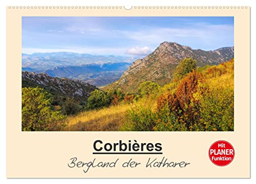 Corbieres - Bergland der Katharer (Wandkalender 2024 DIN A2 quer), CALVENDO Monatskalender