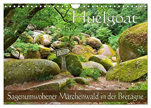 Huelgoat - Sagenumwobener Märchenwald in der Bretagne (Wandkalender 2024 DIN A4 quer), CALVENDO Monatskalender von CALVENDO