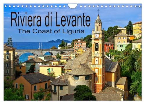 Riviera di Levante The Coast of Liguria (Wandkalender 2024 DIN A4 quer), CALVENDO Monatskalender: Italy's finest coast von CALVENDO