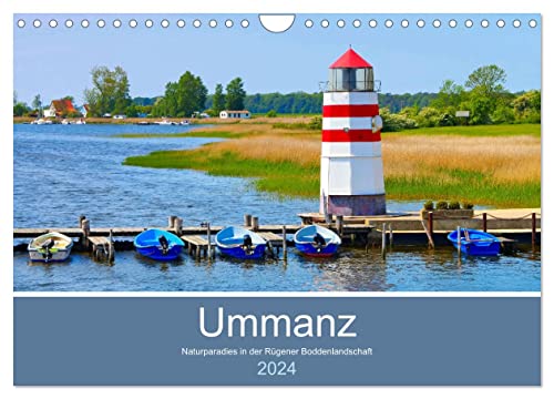 Ummanz - Naturparadies in der Rügener Boddenlandschaft (Wandkalender 2024 DIN A4 quer), CALVENDO Monatskalender von CALVENDO