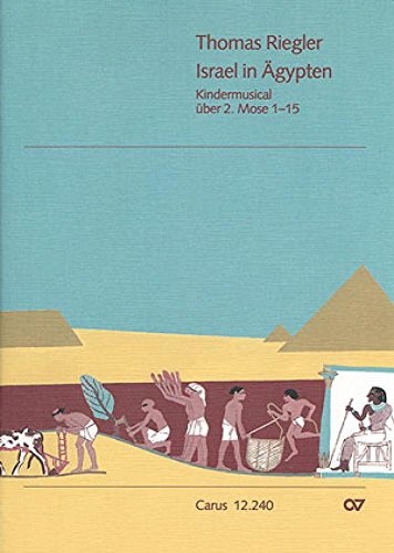 Riegler: Israel in ägypten. Partitur
