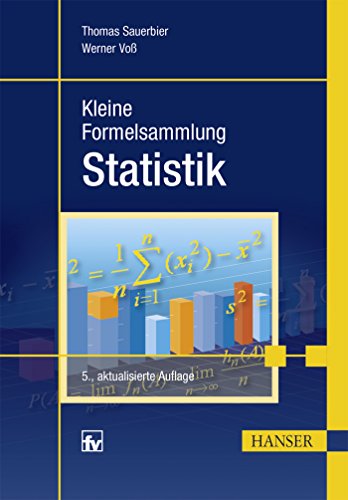 Kleine Formelsammlung Statistik von Hanser Fachbuchverlag