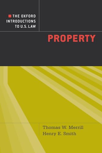 The Oxford Introductions to U.S. Law: Property von OUP USA
