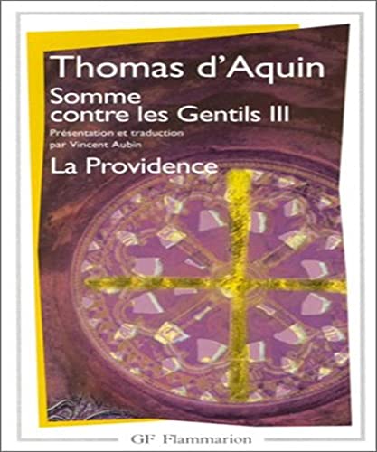 Somme contre les Gentils III: La Providence (3)