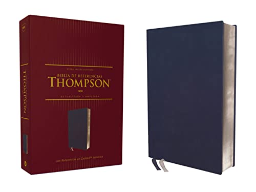 RVR, Biblia de Referencia Thompson, Leathersoft, Azul añil, Palabras de Jesús en Rojo, con Índice, Comfort Print: Biblia Reina Valera 1960, Morado, ... en Rojo, Biblia de Referencia Thompson