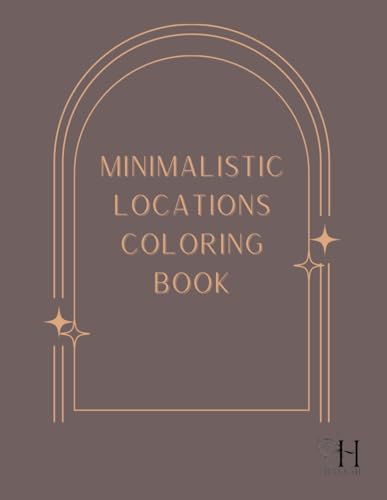 Minimalistic Locations Coloring Book von Independently published