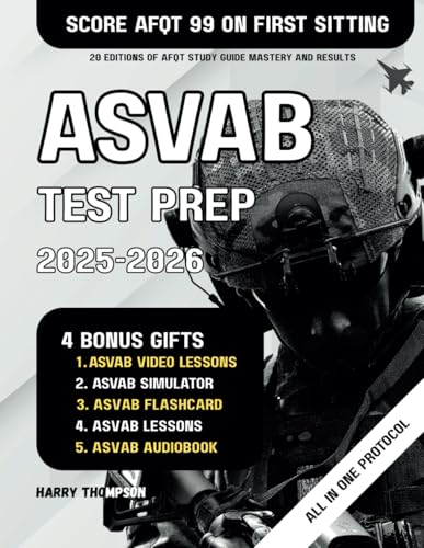 ASVAB STUDY PREP 2025-2026: Unlock Your Military Potential: Comprehensive Review And Practice For The 2025-2026 Armed Services Vocational Aptitude Battery von Independently published