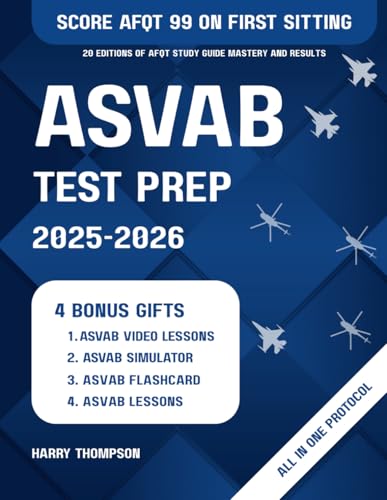 ASVAB STUDY PREP 2025-2026: Your Comprehensive Guide to Mastering the Armed Service Vocational Aptitude Battery for Rookies von Independently published