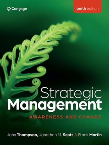 Strategic Management Awareness and Change Strategic Management Awareness and Change von Cengage Learning EMEA